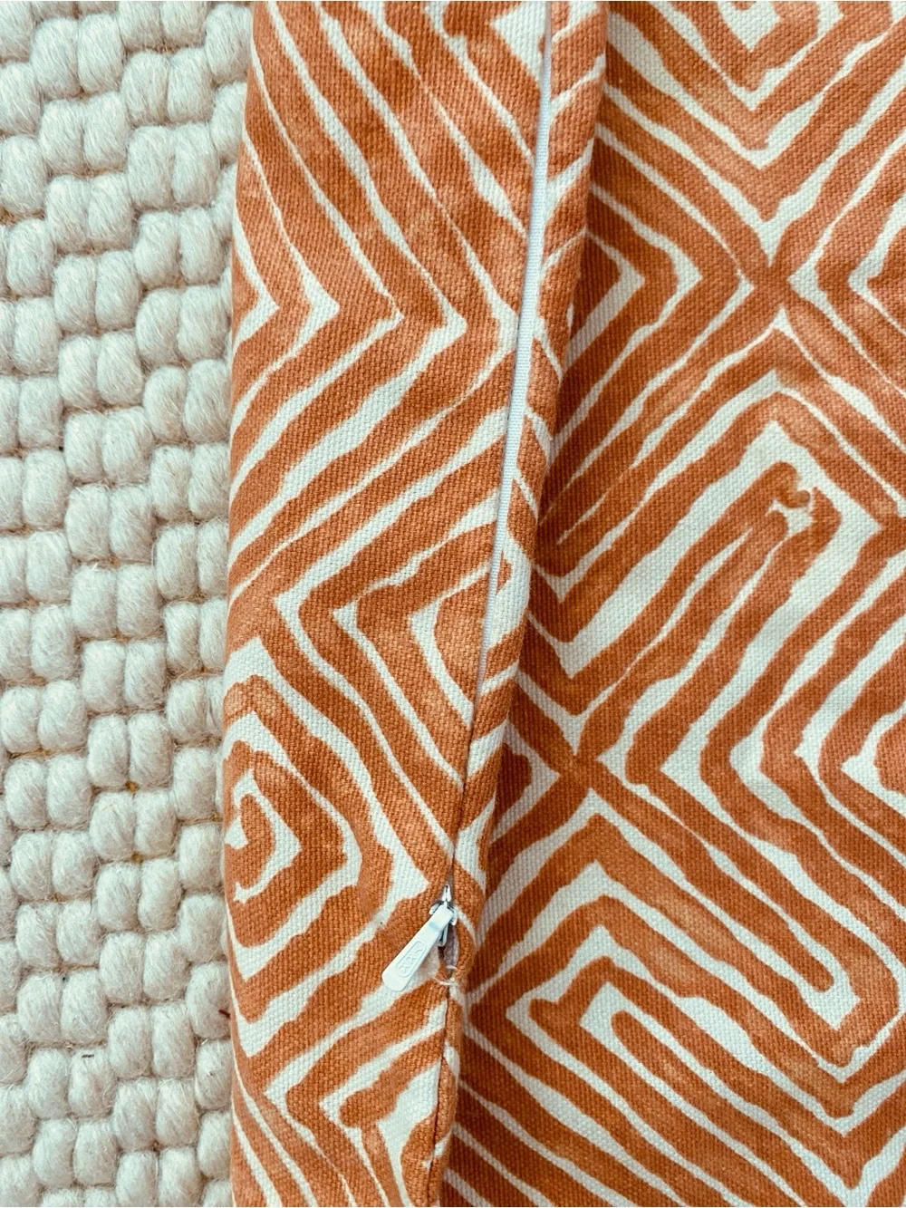 Set of 2 Custom Made by Interior Designer 22 x 22 Pillow Case Covers